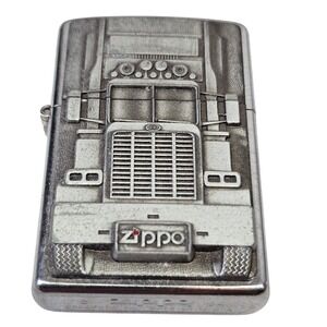 Rare Zippo Semi Truck Lighter 2004 Collectible Big Rig Emblem limited edition?